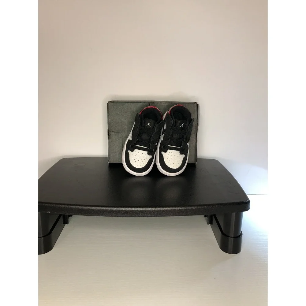 Nike Air Jordan 1 Low Alt TD White Black Red‎ Sz 6C CI3436-116